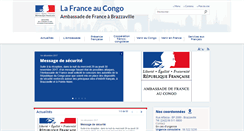 Desktop Screenshot of ambafrance-cg.org